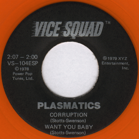 Orange vinyl - label B-side