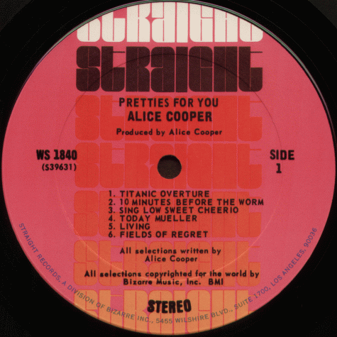 Pink Straight label side 1