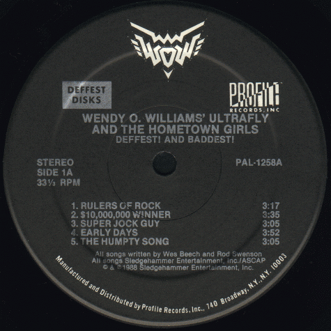 US label side 1